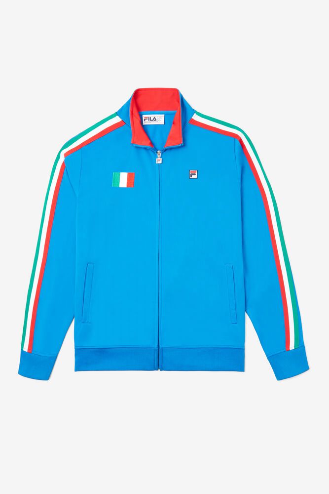 Fila Jakke Herre Blå Italy Track ZOV-294671